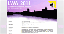 Desktop Screenshot of lwa2011.dke-research.de